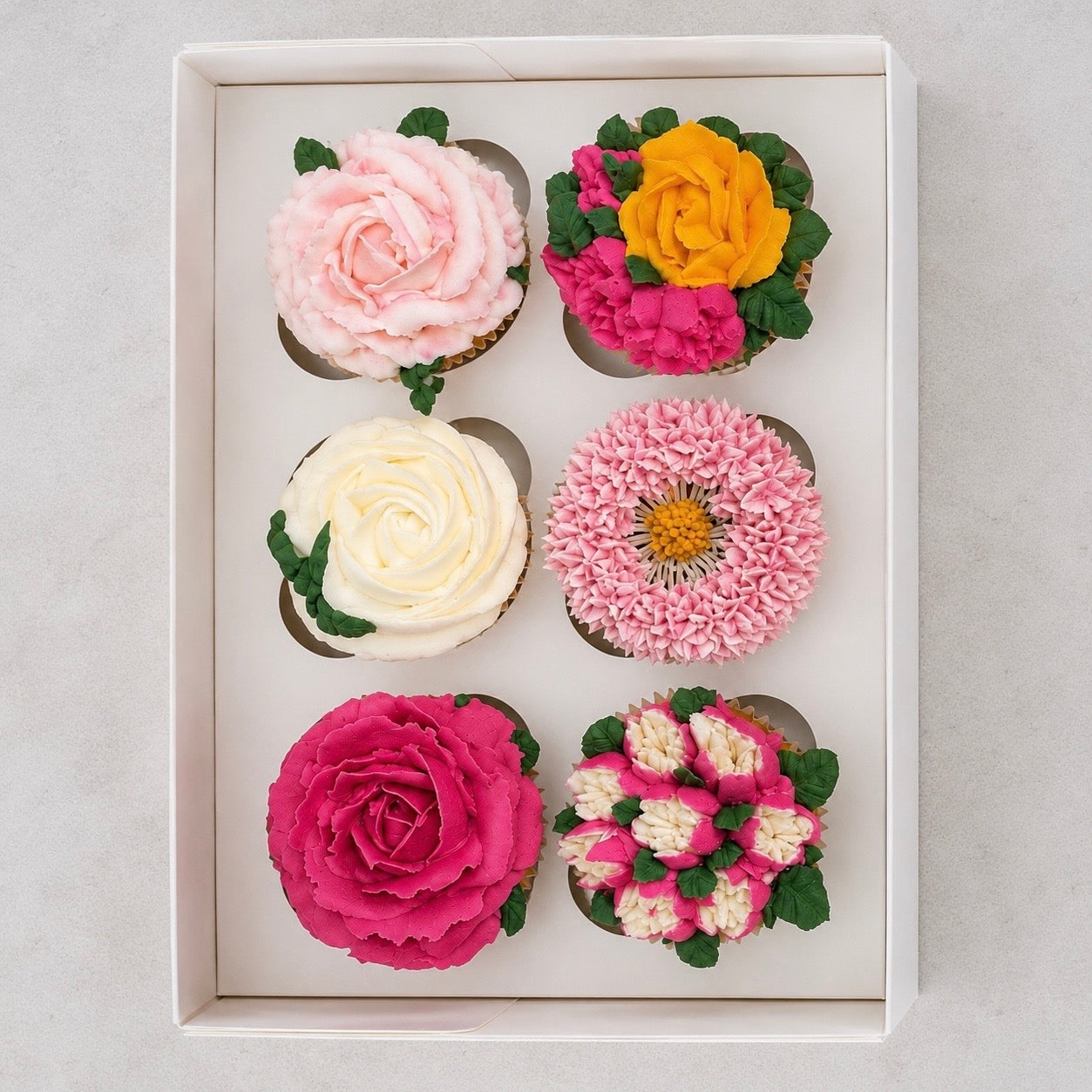 Boite de 6 cupcakes
