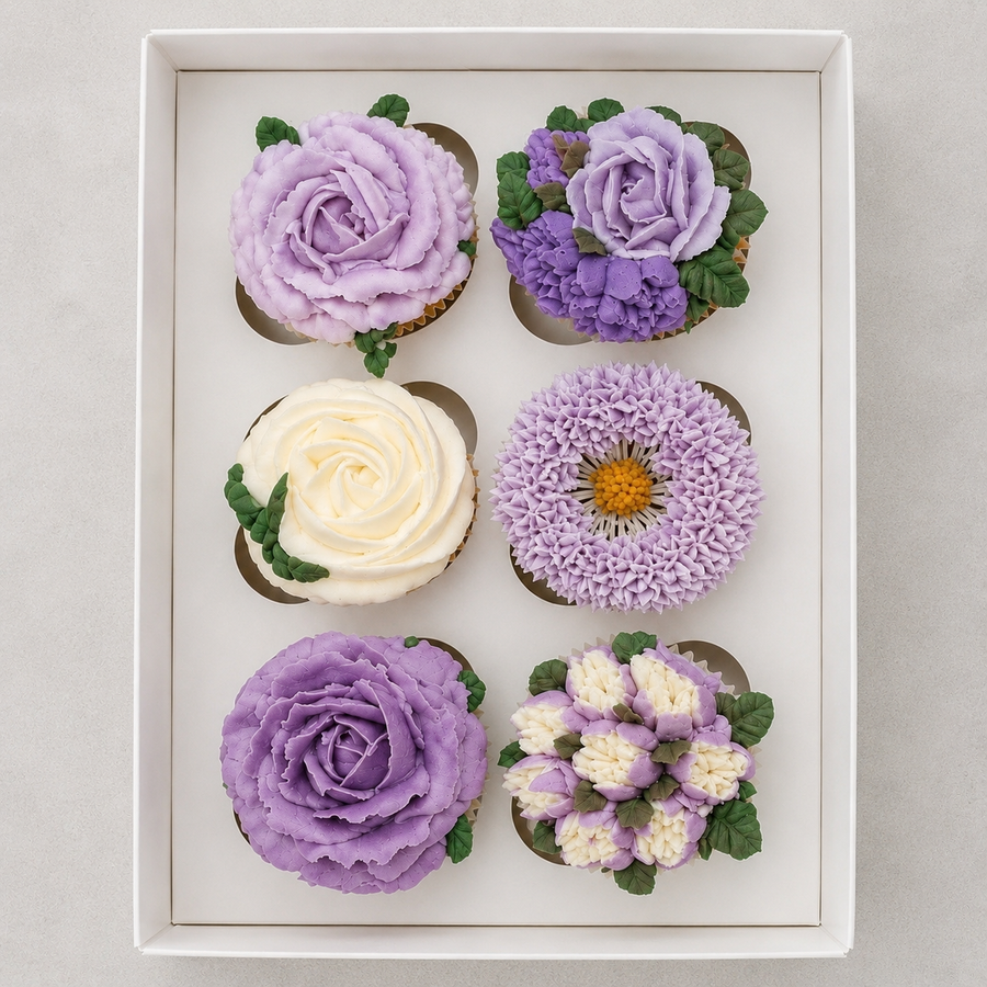 Boite de 6 cupcakes