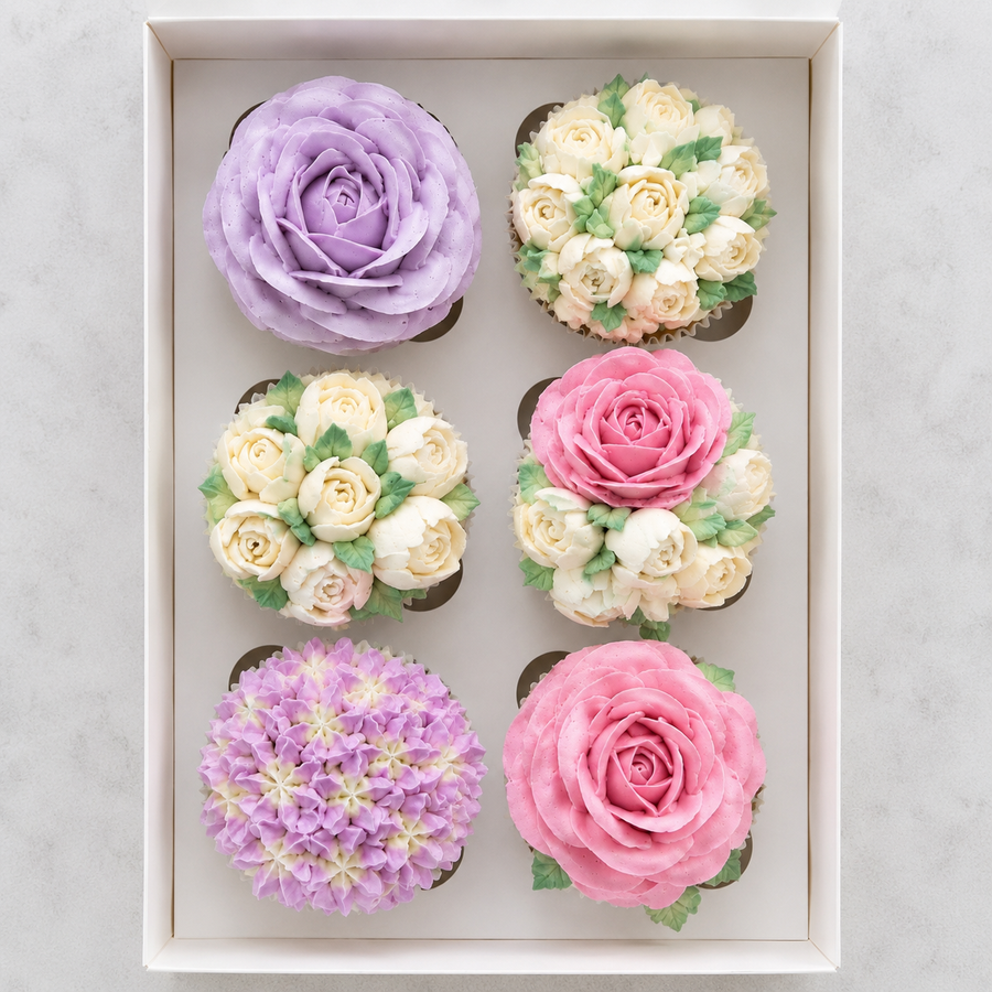 Boite de 6 cupcakes